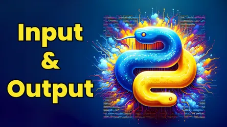 Getting Input & Giving Output logo image